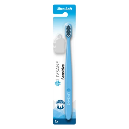 2_214006 LIVSANE Zubná kefka Sensitive Ultra Soft 1 ks – Obrázok 1