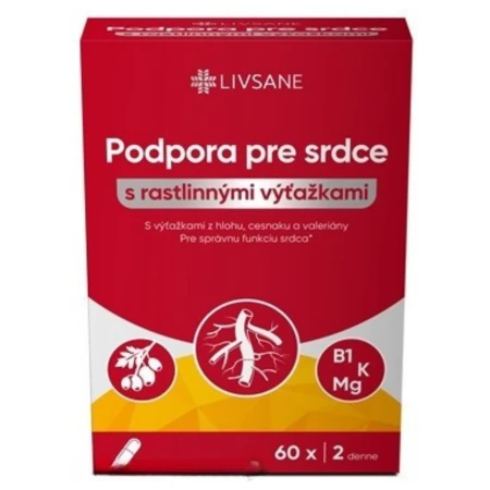2_218598 LIVSANE Podpora pre srdce 60 kapsúl – Obrázok 1