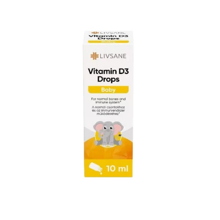 2_218599 LIVSANE Vitamín D3 Baby kvapky 10 ml – Obrázok 1