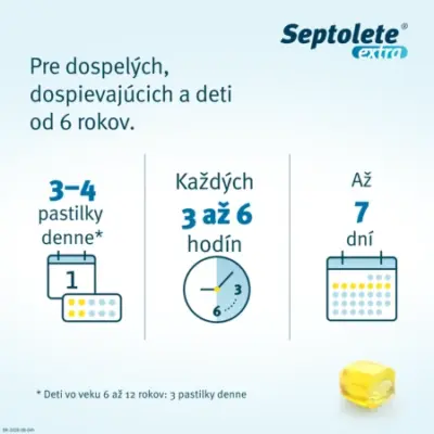 Septolete extra citrón a zázvor 16 pastiliek – Obrázok 3