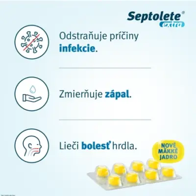 Septolete extra citrón a zázvor 16 pastiliek – Obrázok 5
