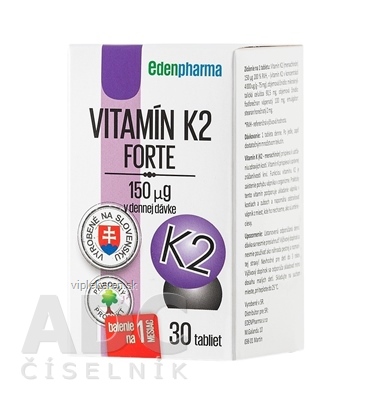 EDENPharma VITAMÍN K2 Forte tbl 1x30 ks