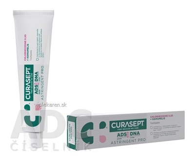 CURASEPT ADS DNA ASTRINGENT PRO zubná pasta s chlórhexidínom 0,20% + Hamamelis virginiana 1x75 ml