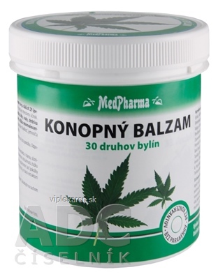 MedPharma KONOPNÝ BALZAM 30 druhov bylín, 1x250 ml MedPharma Konopný balzam 250 ml – Obrázok 1