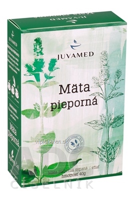 JUVAMED MÄTA PIEPORNÁ - VŇAŤ bylinný čaj sypaný 1x40 g JUVAMED MÄTA PIEPORNÁ - VŇAŤ bylinný čaj sypaný 1x40 g – Obrázok 1
