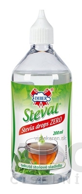 IMBER STEVAL Tekuté stolové sladidlo 1x200 ml