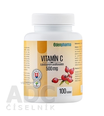 EDENPharma VITAMÍN C 500 mg tbl s postupným uvoľňovaním 1x100 ks