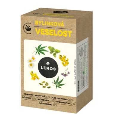 LEROS BYLINKOVÁ VESELOSŤ bylinný čaj 20 x 1,8 g