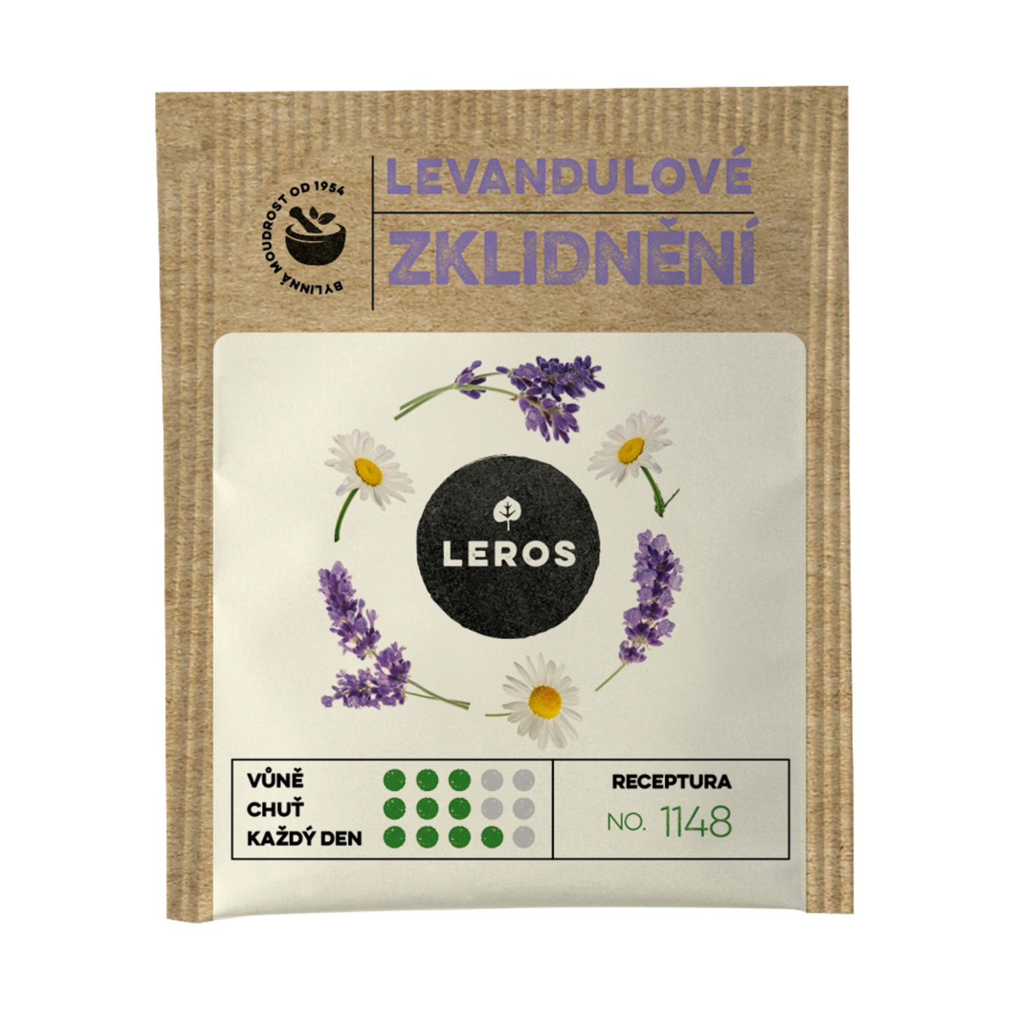 LEROS LEVANDUĽOVÉ UPOKOJENIE bylinný čaj 20 x 1 g – Obrázok 2