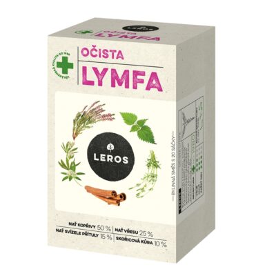 LEROS OČISTA LYMFA bylinný čaj 20 x 1,5 g