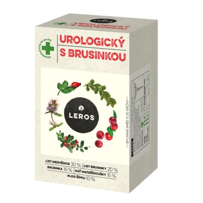 LEROS UROLOGICKÝ ČAJ S BRUSNICOU bylinná čajová zmes 20 x 1,5 g