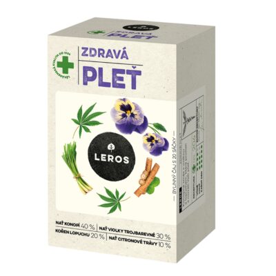 LEROS ZDRAVÁ PLEŤ bylinný čaj 20 x 1,5 g