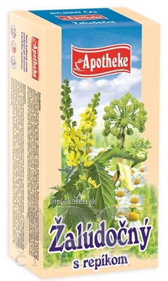 APOTHEKE ŽALÚDOČNÝ ČAJ S REPÍKOM 20x1,5 g (30 g) APOTHEKE ŽALÚDOČNÝ ČAJ S REPÍKOM 20x1,5 g – Obrázok 1