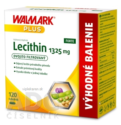 WALMARK Lecithin FORTE 1325 mg cps 1x120 ks WALMARK Lecithin FORTE 1325 mg cps 1x120 ks – Obrázok 1