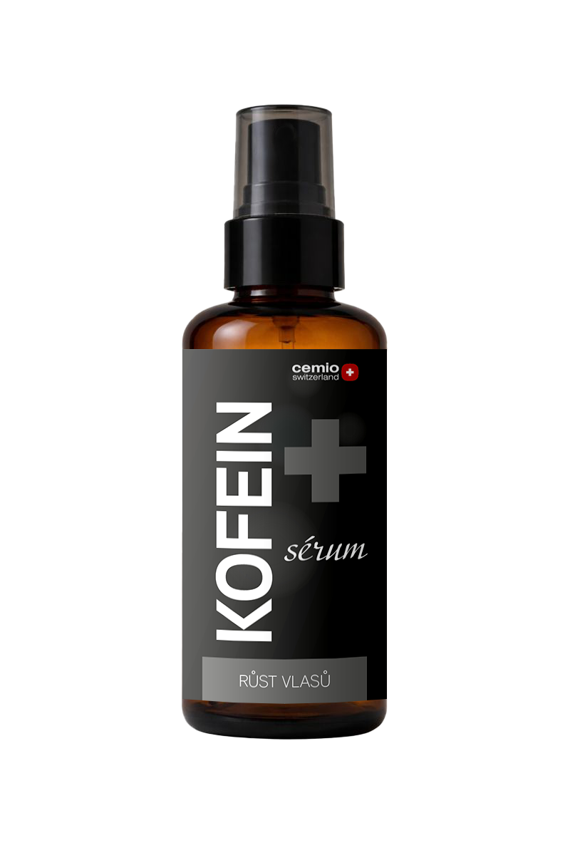 8595693302316 Cemio KOFEÍN sérum na podporu rastu vlasov 100 ml – Obrázok 1
