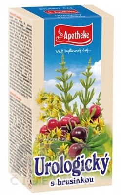 APOTHEKE UROLOGICKÝ ČAJ S BRUSNICOU 20x1,5 g (30 g) APOTHEKE UROLOGICKÝ ČAJ S BRUSNICOU 20x1,5 g – Obrázok 1