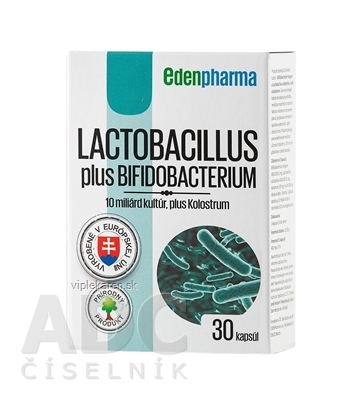 EDENPharma LACTOBACILLUS PLUS BIFIDOBACTERIUM cps 1x30 ks