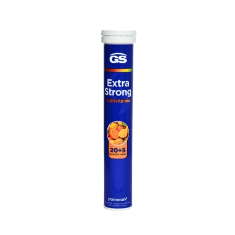 GS-Extra-Strong-Multivitamin-sumivy-pomaranc-20-5-tabliet--460x460 GS Extra Strong Multivitamin, príchuť pomaranč 25 šumivých tabliet – Obrázok 1