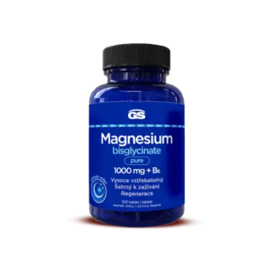 GS Magnesium Bisglycinate Pure 1000 mg + B6 100 tabliet