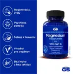 GS Magnesium Bisglycinate Pure 1000 mg + B6 100 tabliet – Obrázok 5