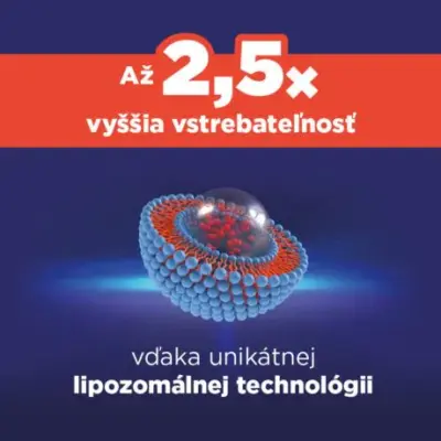 GS Vitamín Lipo C 500 mg so šípkami 50 kapsúl – Obrázok 3