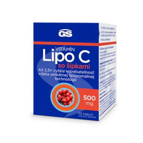 GS-Vitamin-Lipo-C-500-so-sipkami-50-kapsul-460x460 GS Vitamín Lipo C 500 mg so šípkami 50 kapsúl – Obrázok 1