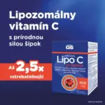 GS Vitamín Lipo C 500 mg so šípkami 50 kapsúl – Obrázok 2