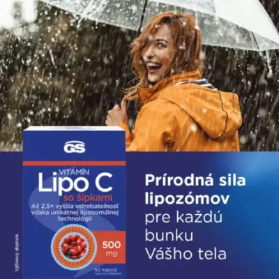 GS Vitamín Lipo C 500 mg so šípkami 50 kapsúl – Obrázok 7