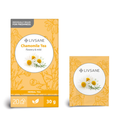 LIVSANE Rumančekový čaj 20 x 1,5 g