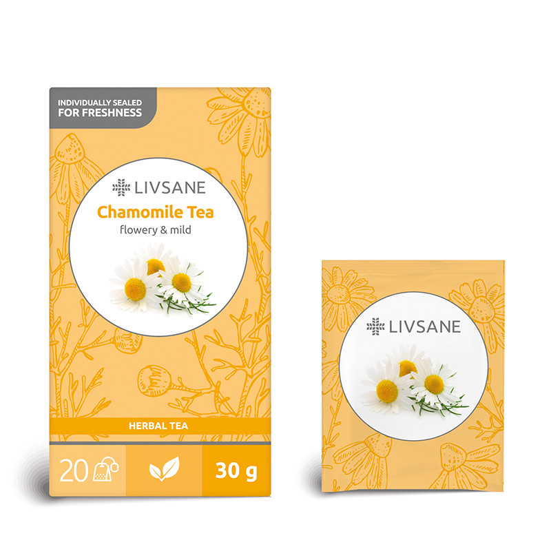 O0054173 LIVSANE Rumančekový čaj 20 x 1,5 g – Obrázok 1