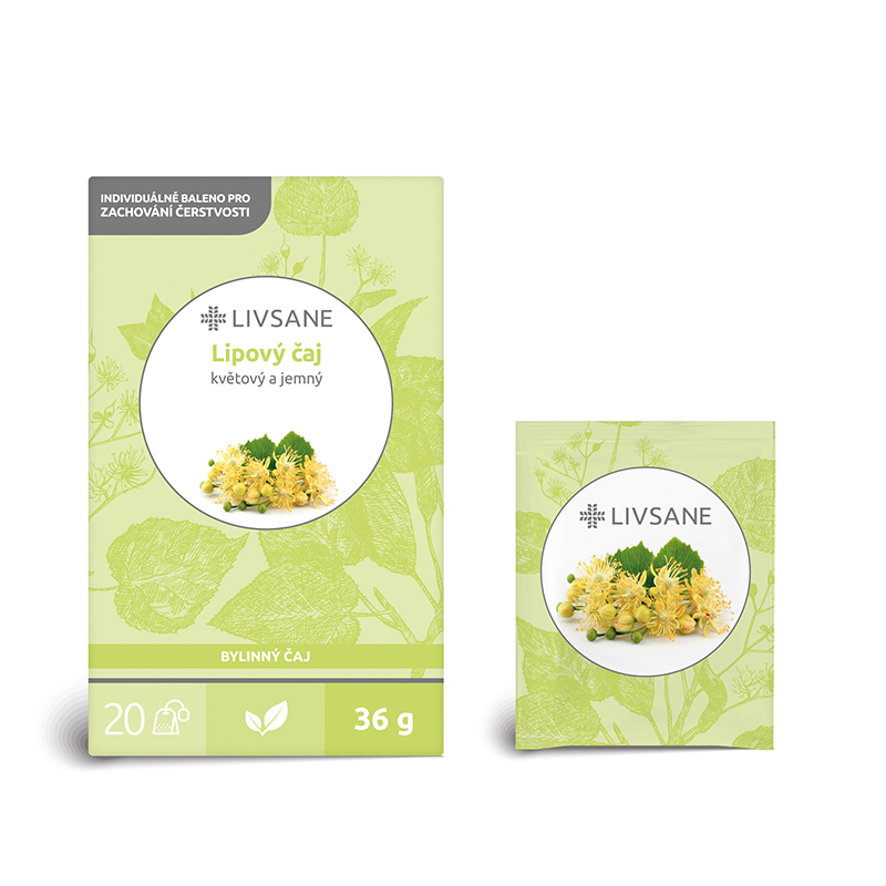 O0054175 LIVSANE Lipový čaj 20 x 1,8 g – Obrázok 1