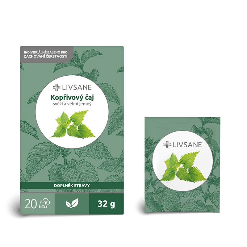 O0054398 LIVSANE Žihľavový čaj 20 x 1,6 g – Obrázok 1
