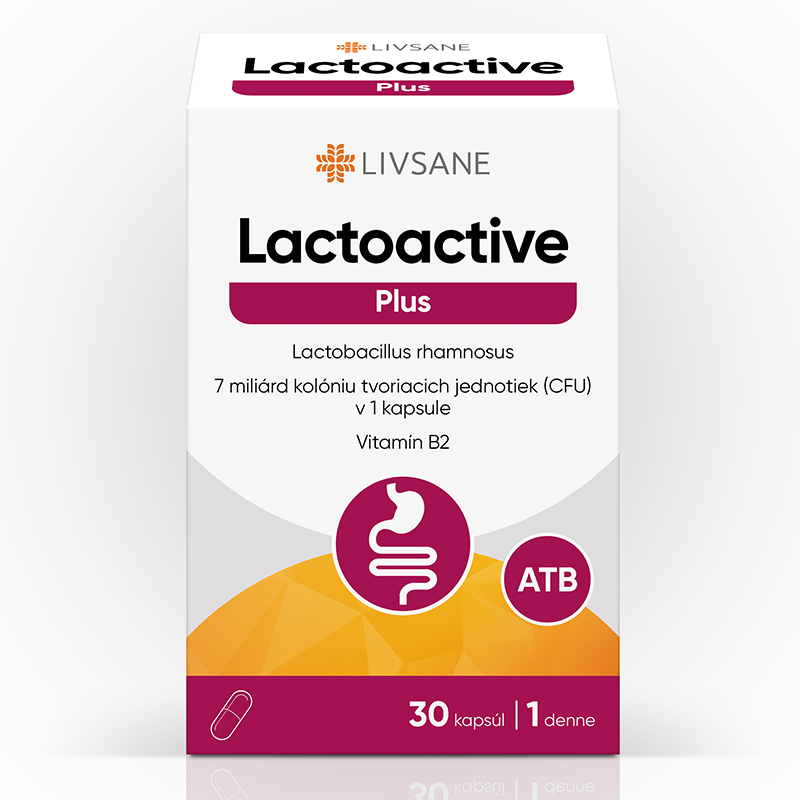 O0058431 LIVSANE Laktoaktívne kapsuly Plus Vitamín B2 30 kapsúl – Obrázok 1