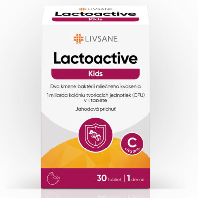 LIVSANE Laktoaktívne tablety Kids 30 tabliet
