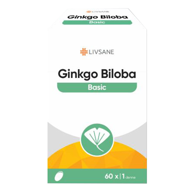 O0060488 LIVSANE Ginkgo Biloba Basic 60 kapsúl – Obrázok 1