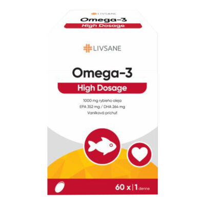 LIVSANE Omega-3 High Dosage 60 kapsúl
