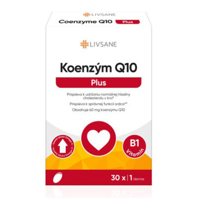 LIVSANE Koenzým Q10 Plus 30 kapsúl