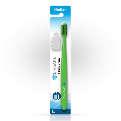 LIVSANE Zubná kefka Daily care Medium 1 ks