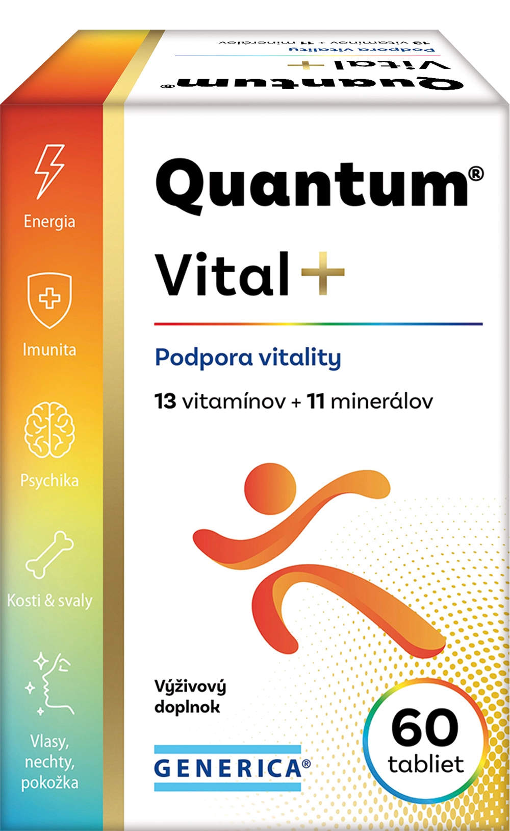 Quantum-Vital-60tabliet GENERICA Quantum Vital+ 60 tabliet – Obrázok 1