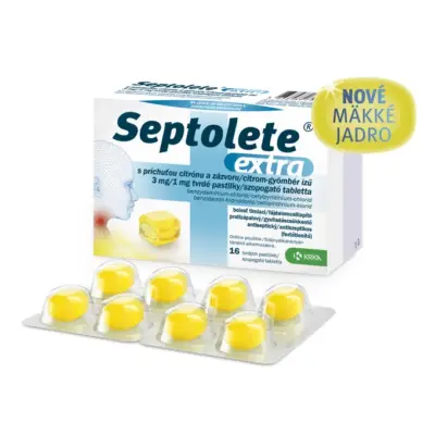 Septolete extra citrón a zázvor 16 pastiliek