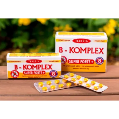 TEREZIA B-KOMPLEX SUPER FORTE+ 20 tabliet – Obrázok 4