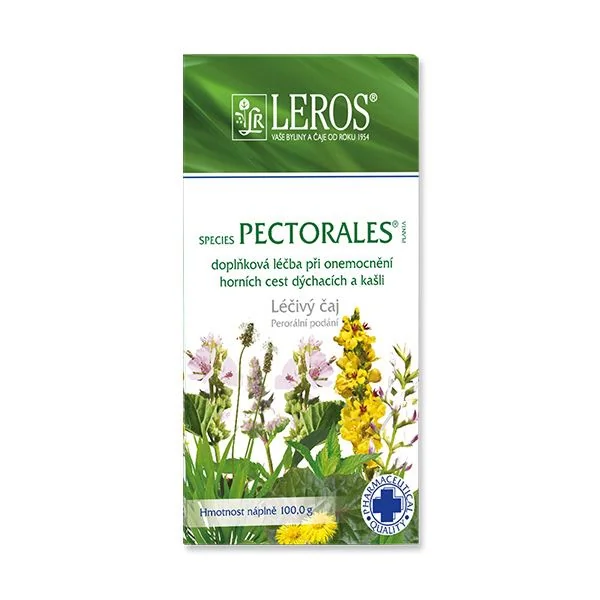LEROS SPECIES PECTORALES PLANTA liečivý bylinný čaj sypaný 100 g