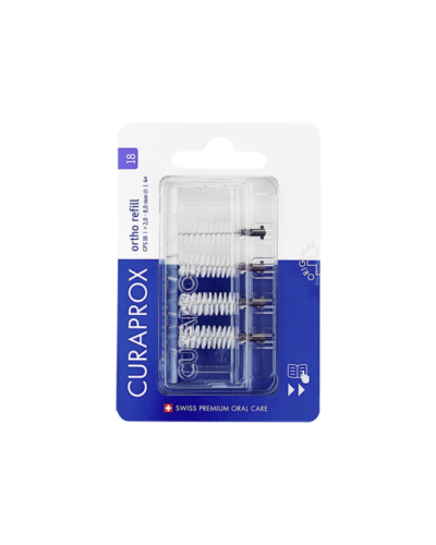CURAPROX CPS 18 ortho refill medzizubné kefky 4 ks
