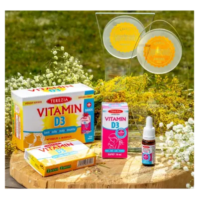 TEREZIA VITAMÍN D3 1000 IU 30 kapsúl – Obrázok 2