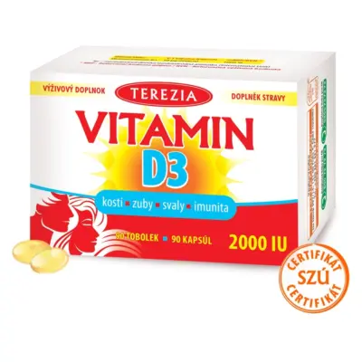 TEREZIA VITAMÍN D3 2000 IU 30 kapsúl