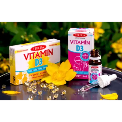 TEREZIA VITAMÍN D3 1000 IU 90 kapsúl – Obrázok 3