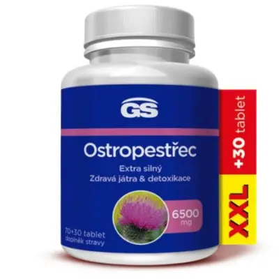 GS Pestrec 6500 mg XXL 100 ks tabliet