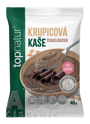 topnatur KRUPICOVÁ KAŠA Čokoládová instantná zmes 1x40 g topnatur KRUPICOVÁ KAŠA Čokoládová instantná zmes 1x40 g – Obrázok 1