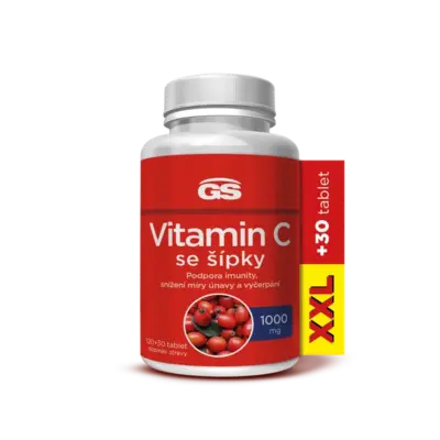 GS Vitamín C 1000 mg so šípkami XXL 150 tabliet