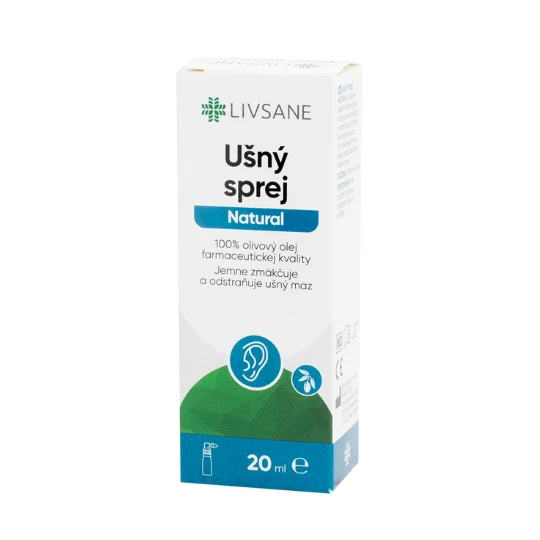 2_198877 LIVSANE Ušný sprej Natural s olivovým olejom 20 ml – Obrázok 1